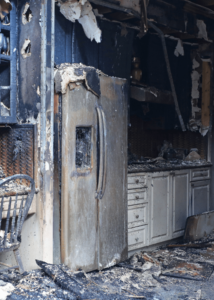 Fire in house destroys kitchen and all foods