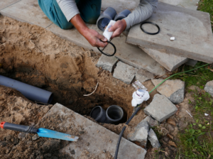 sewer line replacement for a home